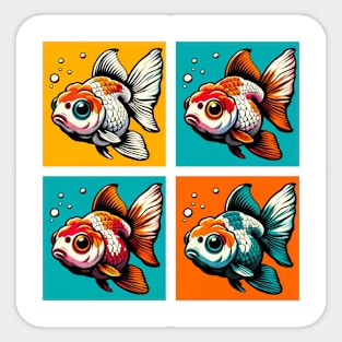 Pop Sarasa Comet Goldfish - Cool Aquarium Fish Sticker